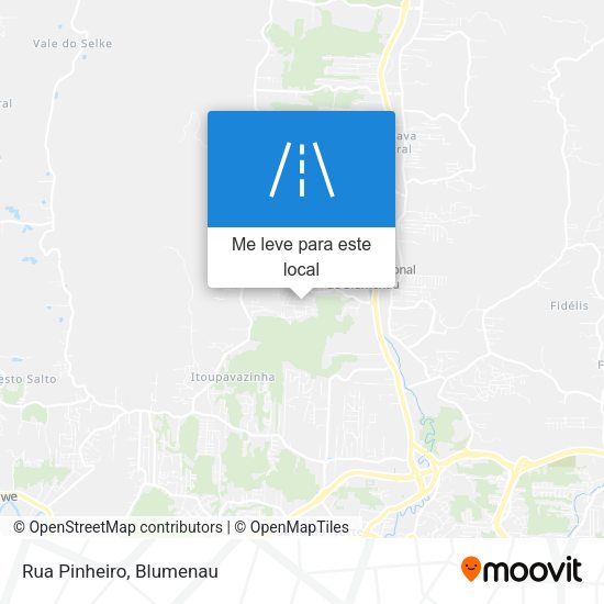 Rua Pinheiro mapa
