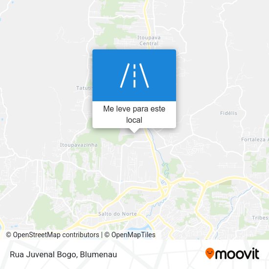 Rua Juvenal Bogo mapa