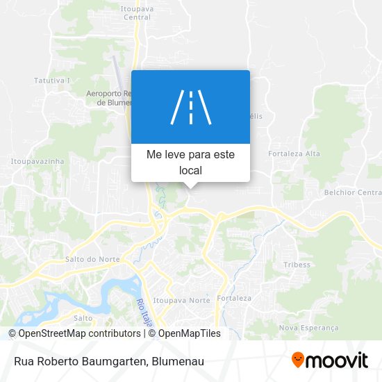 Rua Roberto Baumgarten mapa