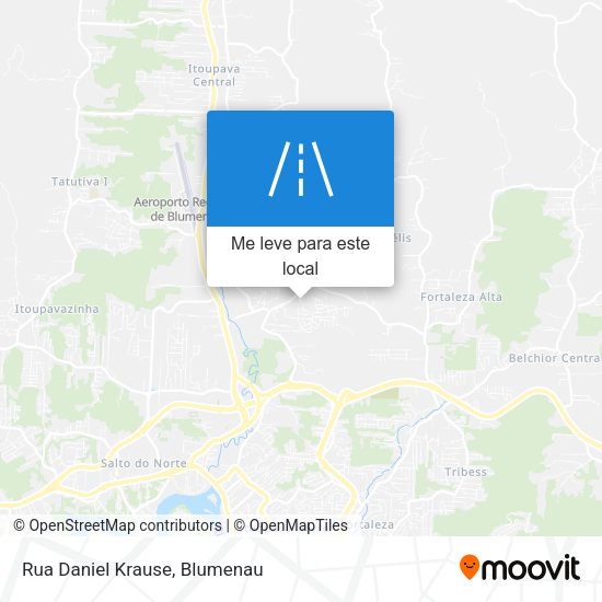 Rua Daniel Krause mapa