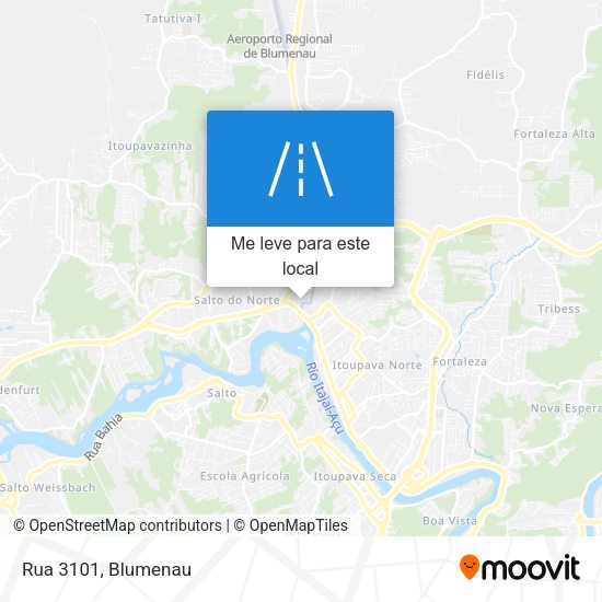 Rua 3101 mapa
