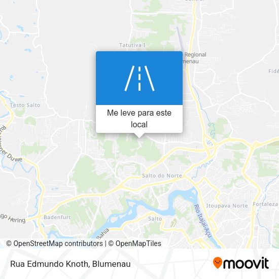Rua Edmundo Knoth mapa