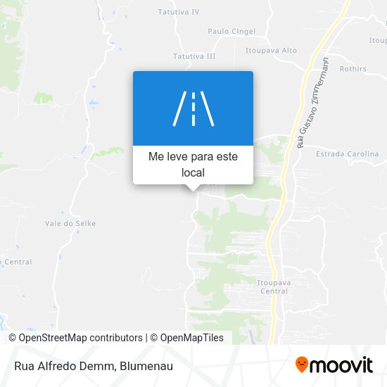 Rua Alfredo Demm mapa