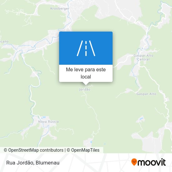 Rua Jordão mapa