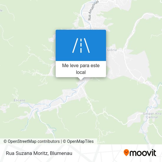 Rua Suzana Moritz mapa