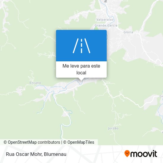 Rua Oscar Mohr mapa