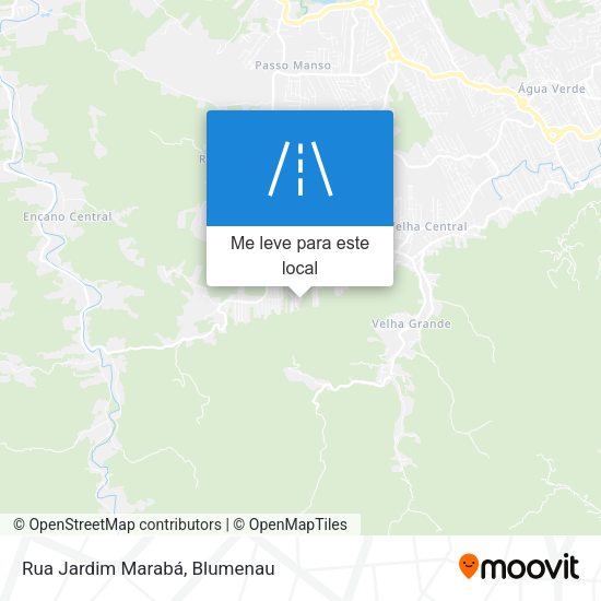 Rua Jardim Marabá mapa