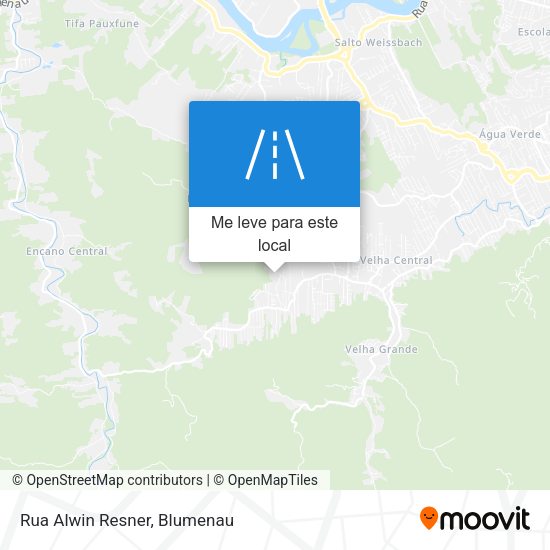 Rua Alwin Resner mapa