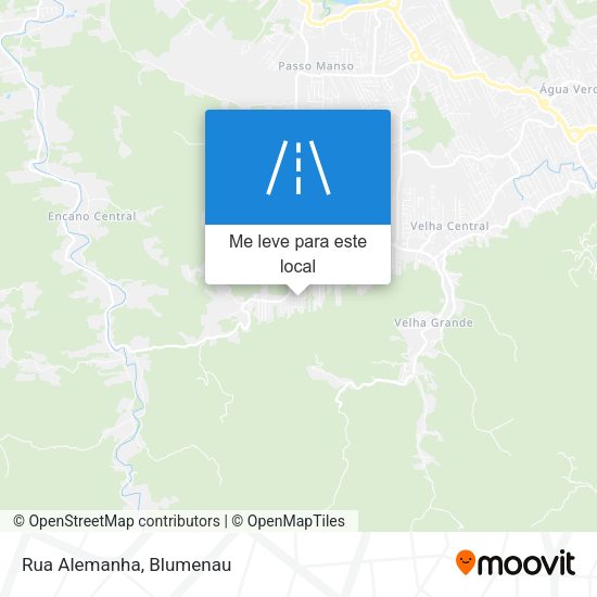 Rua Alemanha mapa