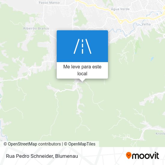 Rua Pedro Schneider mapa