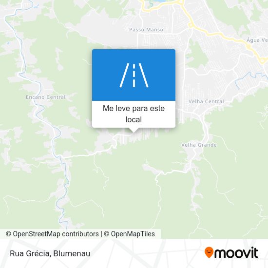 Rua Grécia mapa