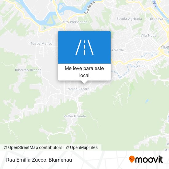 Rua Emília Zucco mapa