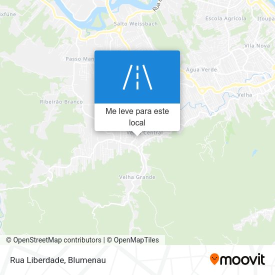 Rua Liberdade mapa