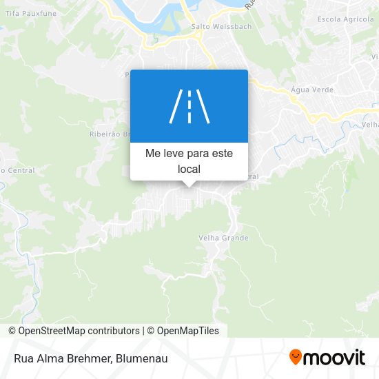 Rua Alma Brehmer mapa