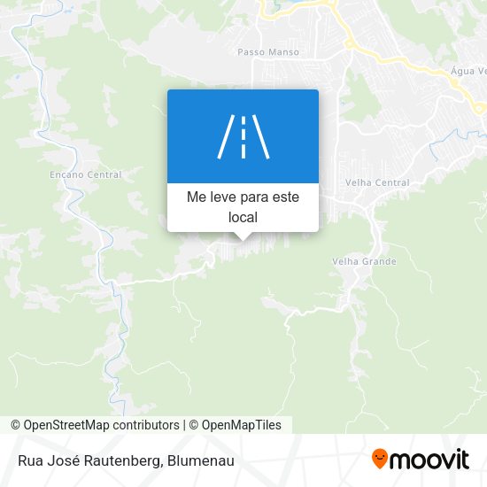 Rua José Rautenberg mapa