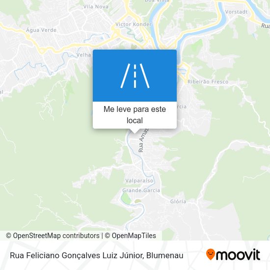 Rua Feliciano Gonçalves Luiz Júnior mapa