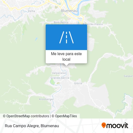 Rua Campo Alegre mapa