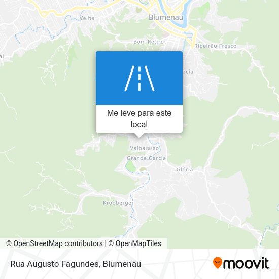 Rua Augusto Fagundes mapa