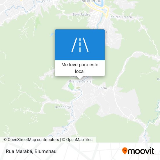 Rua Marabá mapa