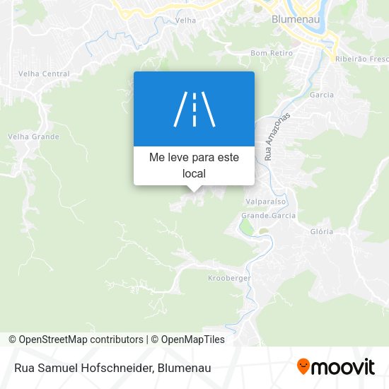 Rua Samuel Hofschneider mapa