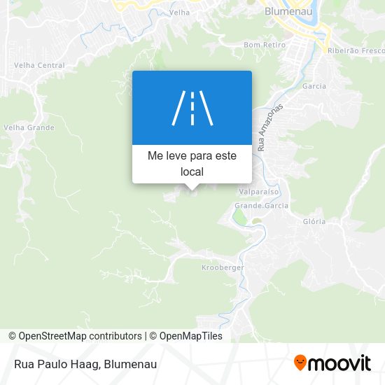 Rua Paulo Haag mapa