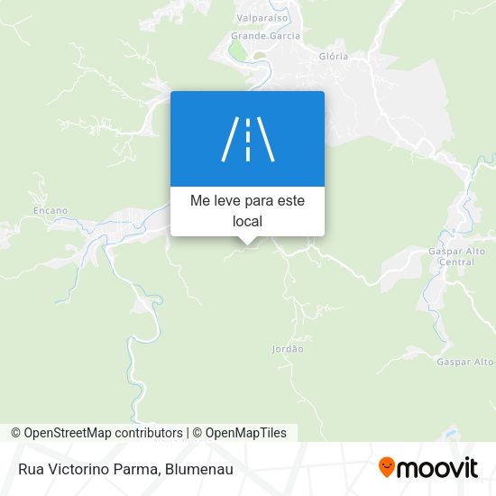 Rua Victorino Parma mapa