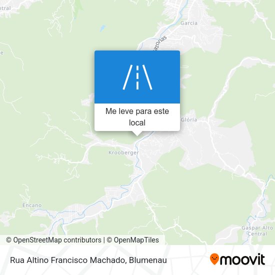 Rua Altino Francisco Machado mapa
