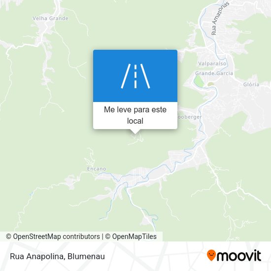 Rua Anapolina mapa