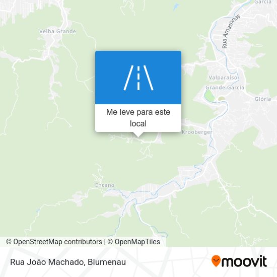 Rua João Machado mapa