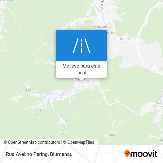 Rua Avelino Pering mapa