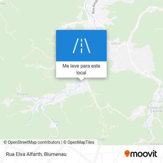 Rua Elsa Alfarth mapa