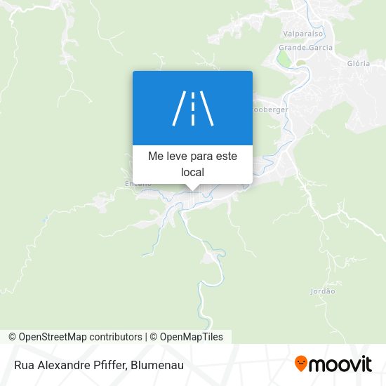 Rua Alexandre Pfiffer mapa