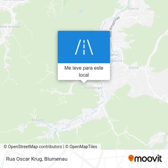 Rua Oscar Krug mapa