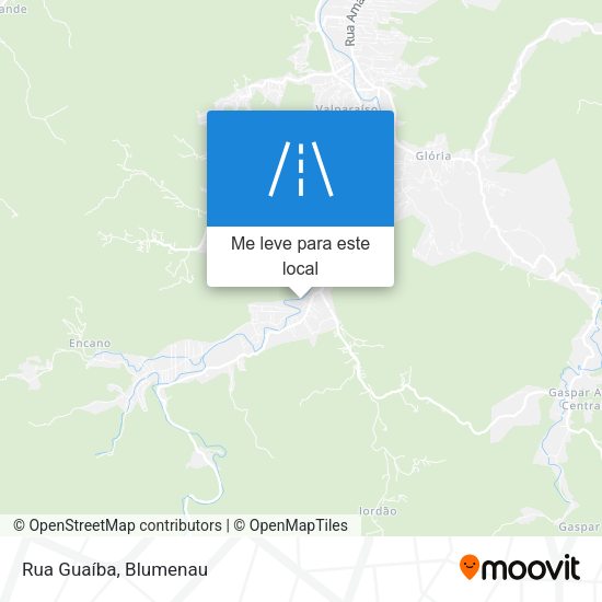 Rua Guaíba mapa