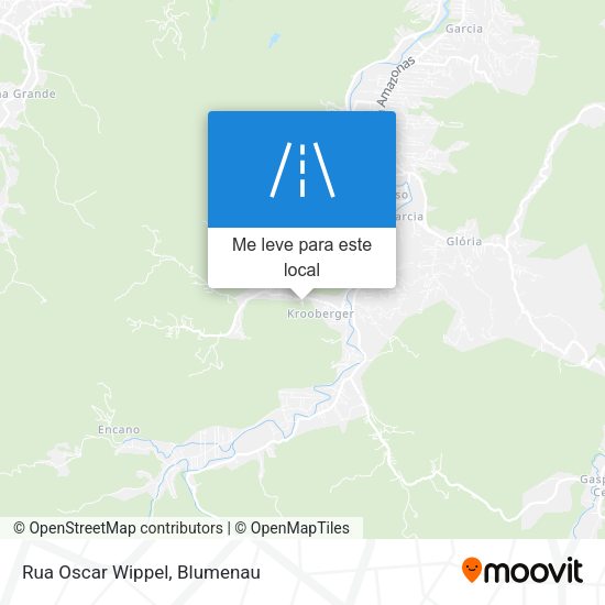 Rua Oscar Wippel mapa