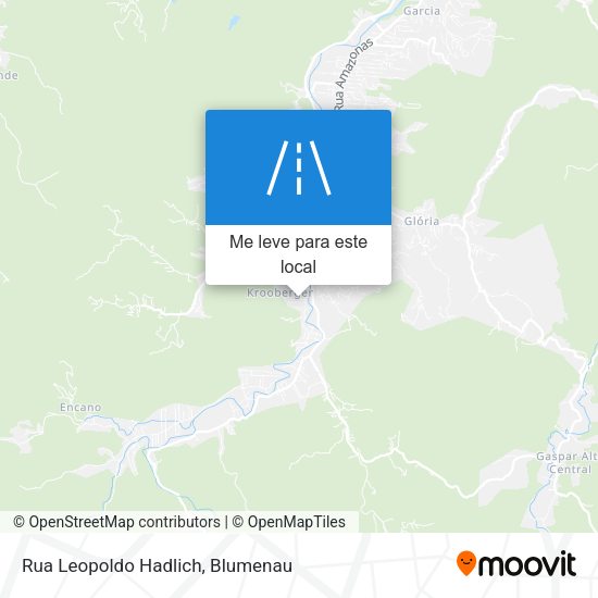 Rua Leopoldo Hadlich mapa