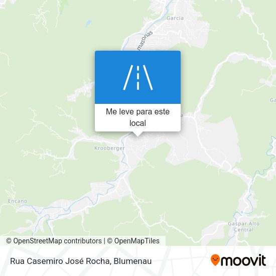 Rua Casemiro José Rocha mapa