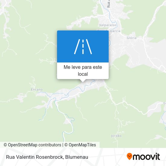 Rua Valentin Rosenbrock mapa