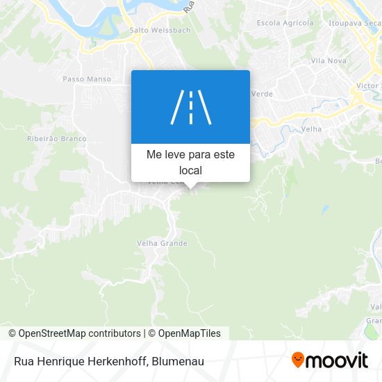 Rua Henrique Herkenhoff mapa