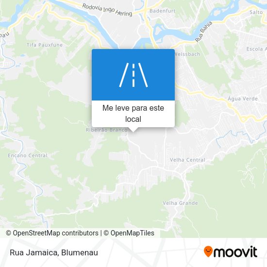 Rua Jamaica mapa