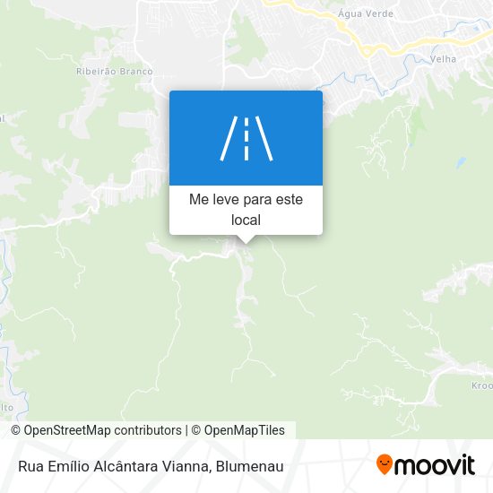 Rua Emílio Alcântara Vianna mapa