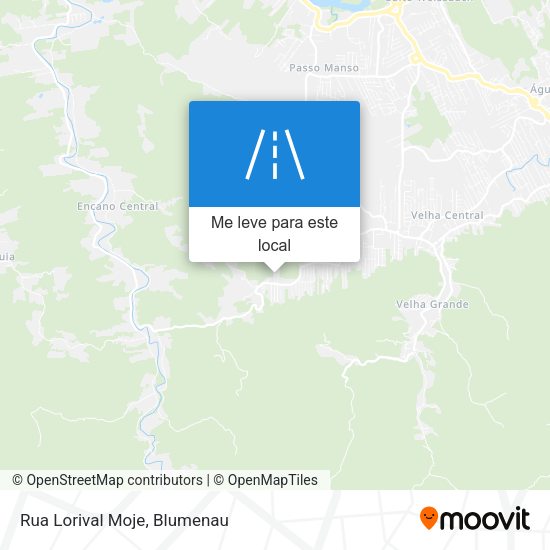 Rua Lorival Moje mapa
