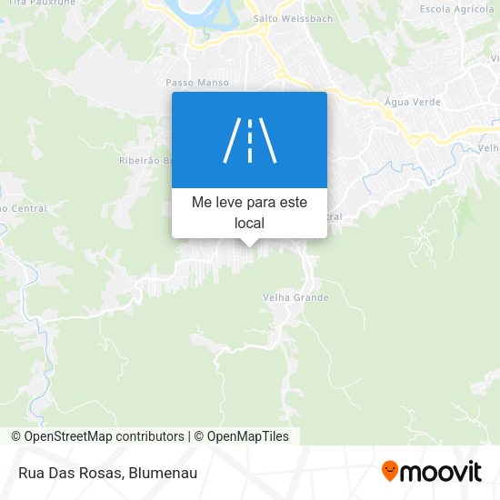 Rua Das Rosas mapa