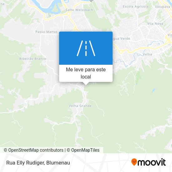 Rua Elly Rudiger mapa