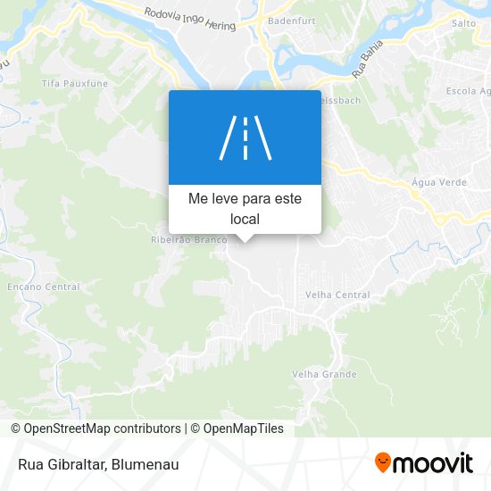 Rua Gibraltar mapa