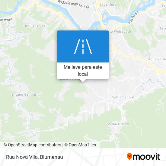 Rua Nova Vila mapa