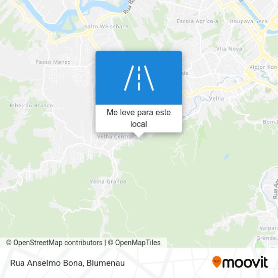 Rua Anselmo Bona mapa