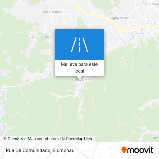 Rua Da Comunidade mapa