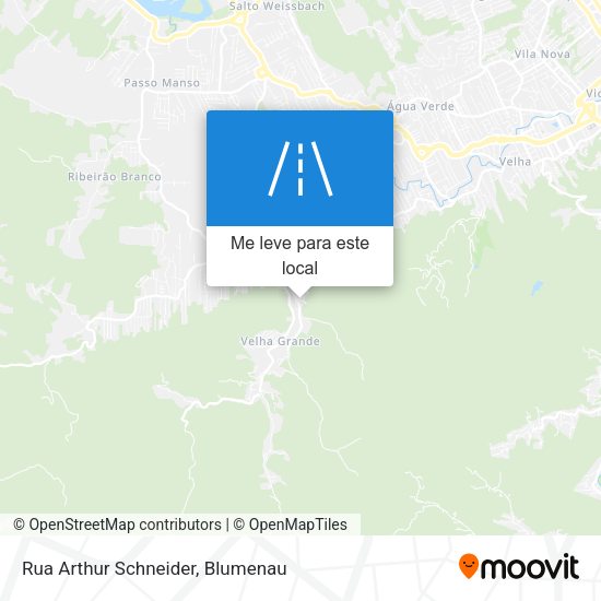 Rua Arthur Schneider mapa