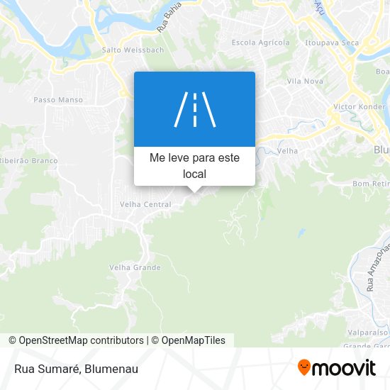 Rua Sumaré mapa
